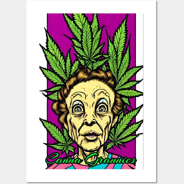 Canna Grannies 45 Wall Art by Benito Del Ray